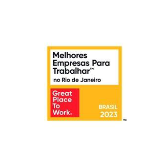 Selo de Melhores Empresas Para Trabalhar no Rio de Janeiro em 2023.